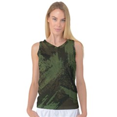 Camouflage Brush Strokes Background Women s Basketball Tank Top by Vaneshart