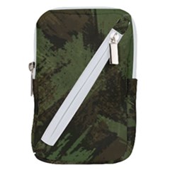 Camouflage Brush Strokes Background Belt Pouch Bag (small)