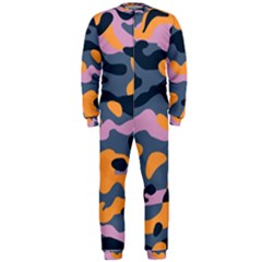 Camouflage Background Textile Uniform Seamless Pattern Onepiece Jumpsuit (men)  by Vaneshart