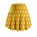 Abstract Honeycomb Background With Realistic Transparent Honey Drop Mini Flare Skirt View2