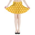 Abstract Honeycomb Background With Realistic Transparent Honey Drop Mini Flare Skirt View3