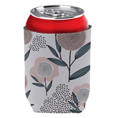 Retro Floral Pattern Can Holder