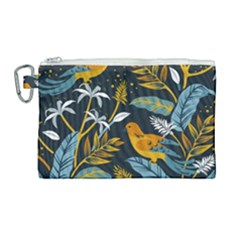 Birds Nature Design Canvas Cosmetic Bag (large) by Vaneshart