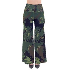 Military Background Grunge Style So Vintage Palazzo Pants by Vaneshart