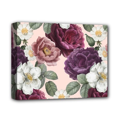 Romantic Floral Background Deluxe Canvas 14  X 11  (stretched) by Vaneshart