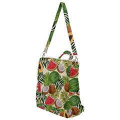 Tropical Pattern Background Crossbody Backpack by Vaneshart