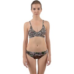 Fabric Camo Protective Wrap Around Bikini Set by HermanTelo