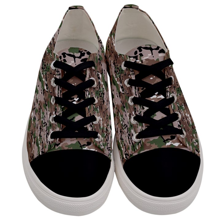 Fabric Camo Protective Men s Low Top Canvas Sneakers