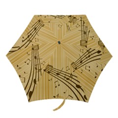 Background Music Nuts Sheet Mini Folding Umbrellas