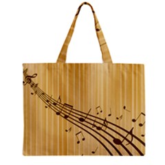 Background Music Nuts Sheet Zipper Mini Tote Bag by Mariart