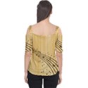 Background Music Nuts Sheet Cutout Shoulder Tee View2