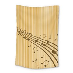Background Music Nuts Sheet Small Tapestry by Mariart