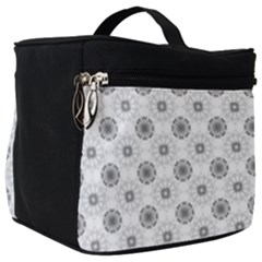 Pattern Black And White Flower Make Up Travel Bag (big) by Alisyart