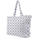 Pattern Black And White Flower Simple Shoulder Bag View1