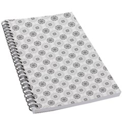 Pattern Black And White Flower 5 5  X 8 5  Notebook by Alisyart