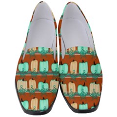 Bluegreen Pumpkins Women s Classic Loafer Heels by bloomingvinedesign