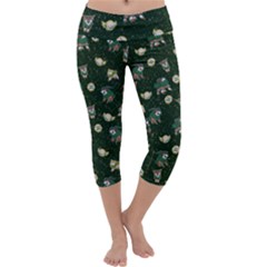 Grass Love Capri Yoga Leggings by Mezalola