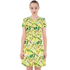 Ubrs Yellow Adorable In Chiffon Dress by Rokinart