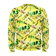 Ubrs Yellow Men s Sweatshirt by Rokinart