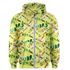 Ubrs Yellow Men s Zipper Hoodie by Rokinart