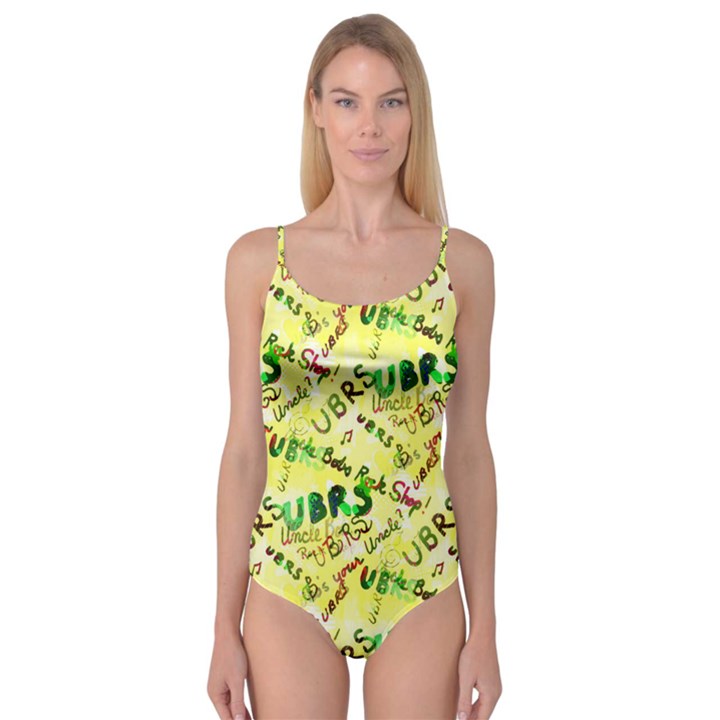 Ubrs yellow Camisole Leotard 