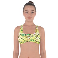 Ubrs Yellow Got No Strings Sports Bra by Rokinart