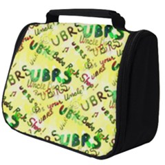Ubrs Yellow Full Print Travel Pouch (big) by Rokinart