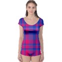 Bisexual plaid Boyleg Leotard  View1