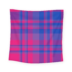 Bisexual Plaid Square Tapestry (small) by NanaLeonti