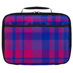 Bisexual Plaid Full Print Lunch Bag by NanaLeonti