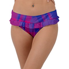 Bisexual Plaid Frill Bikini Bottom by NanaLeonti