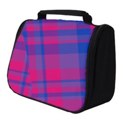 Bisexual Plaid Full Print Travel Pouch (small) by NanaLeonti