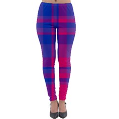 Bisexual Plaid Lightweight Velour Leggings by NanaLeonti