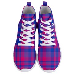 Bisexualplaid Men s Lightweight High Top Sneakers by NanaLeonti