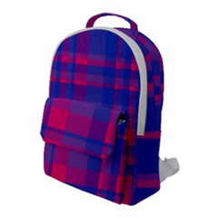 Bisexualplaid Flap Pocket Backpack (large) by NanaLeonti