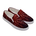 Fireworks Red Orange Yellow Women s Canvas Slip Ons View3