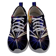 Fireworks Rocket Night Lights Women Athletic Shoes by HermanTelo