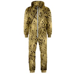 Music Nuts Sheet Hooded Jumpsuit (men) 