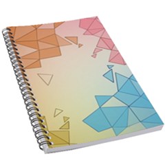 Background Pastel Geometric Lines 5 5  X 8 5  Notebook