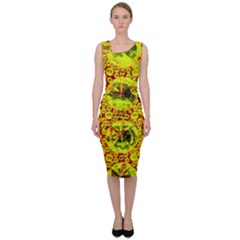 Cut Glass Beads Sleeveless Pencil Dress by essentialimage