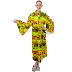 Cut Glass Beads Maxi Velour Kimono by essentialimage