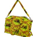 Cut Glass Beads Canvas Crossbody Bag View2