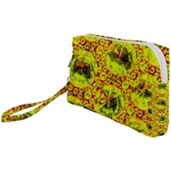 Cut Glass Beads Wristlet Pouch Bag (small) by essentialimage