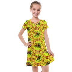 Cut Glass Beads Kids  Cross Web Dress by essentialimage