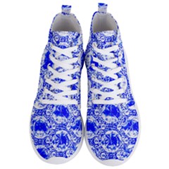 Cut Glass Beads Men s Lightweight High Top Sneakers by essentialimage