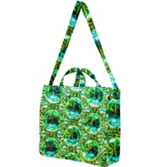 Cut Glass Beads Square Shoulder Tote Bag by essentialimage