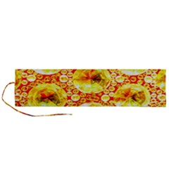 Cut Glass Beads Roll Up Canvas Pencil Holder (l) by essentialimage