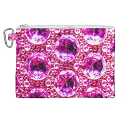 Cut Glass Beads Canvas Cosmetic Bag (xl) by essentialimage
