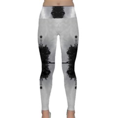 Cloud Island With A Horizon So Clear Lightweight Velour Classic Yoga Leggings by pepitasart