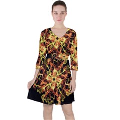 Ablaze Ruffle Dress by litana